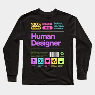 human designer Long Sleeve T-Shirt